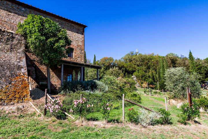 Lantgård för 2 Personer med trädgård in Civitella Paganico, Grosseto provins