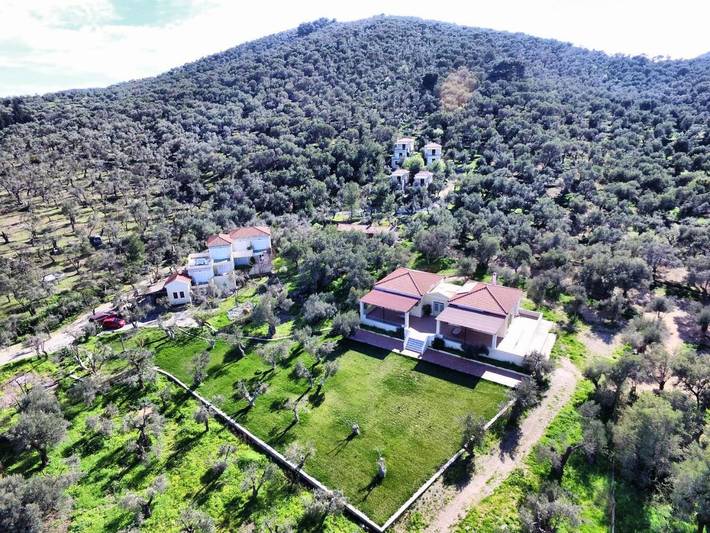 Ferienwohnung für 2 Personen, mit Garten und Ausblick auf Lesbos