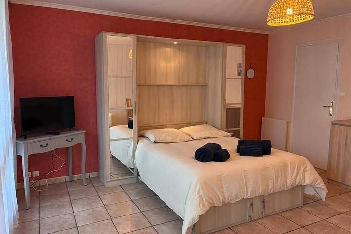 Gîte pour 2 personnes, avec Balcon dans Institut Marin Rockroum