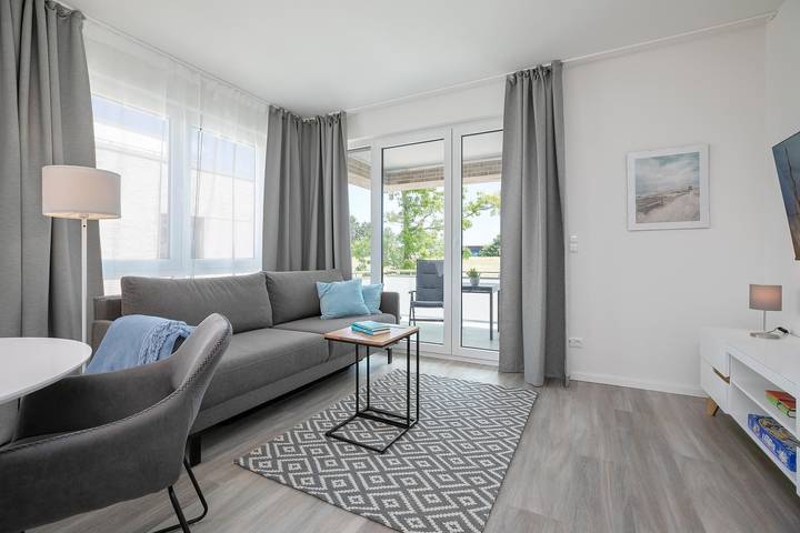 Ferienwohnung für 4 Personen, mit Balkon und Garten in Dahme