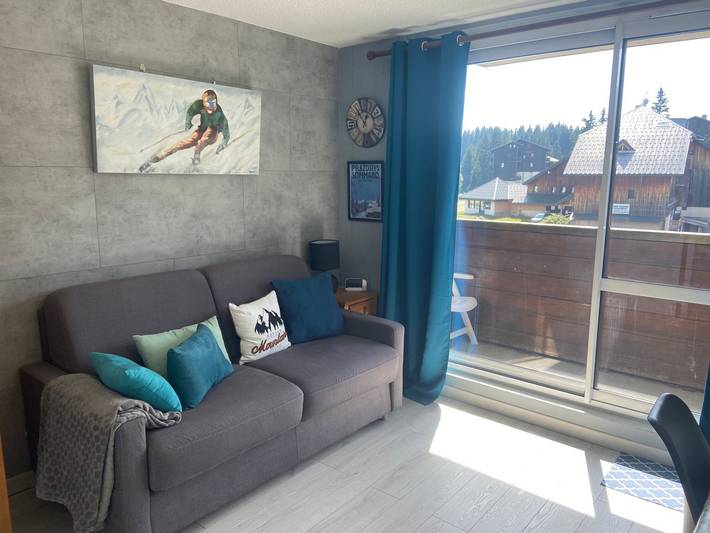 Location de vacances pour 4 personnes, avec balcon à Praz de Lys