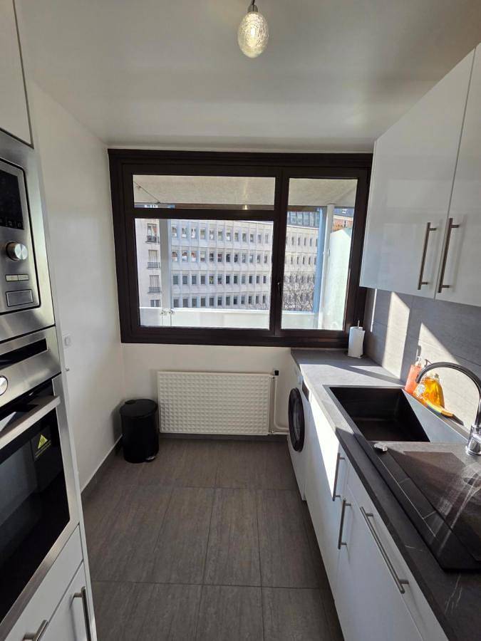 Gîte pour 4 personnes, avec balcon et vue, animaux acceptés dans Paris Rue Sextius Michel - 3