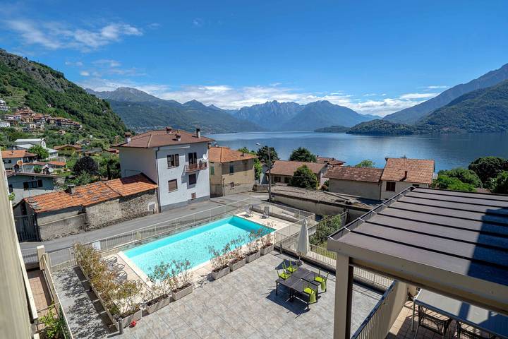 Ferienhaus für 4 Personen, mit Sauna und Seeblick am Comer See