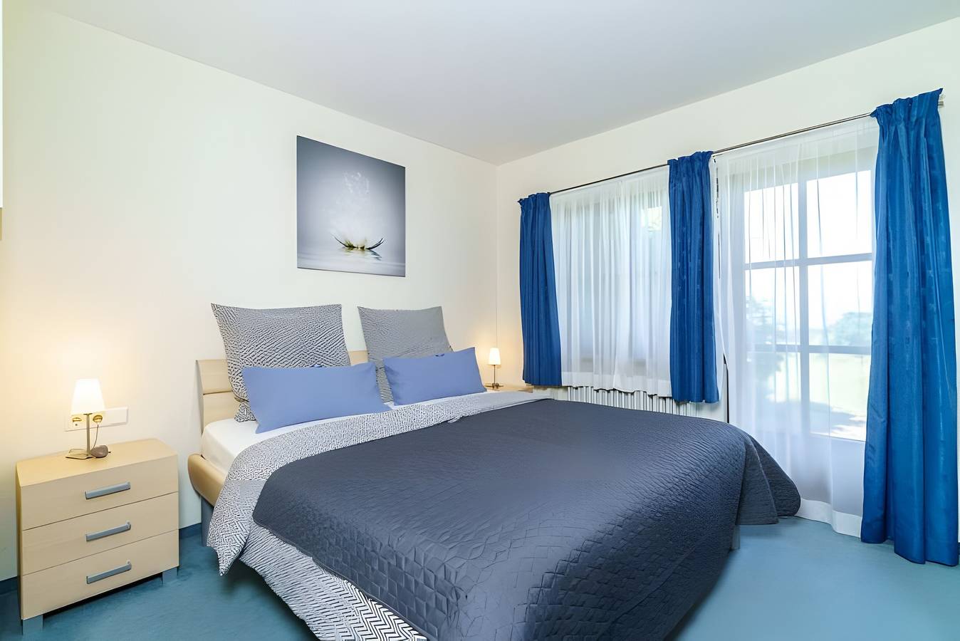 Ganze Wohnung, Panorama Seeblick, 40qm, 1 Schlafzimmer, 1 Wohn-/Schlafzimmer, max. 4 Personen in Wasserburg (Bodensee), Bayerisch Schwaben