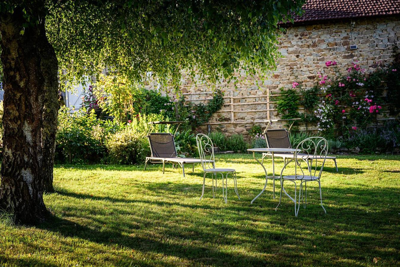 Gîte für 5 Personen mit Garten in Saint-Romain-sous-Gourdon, Region Chalon-sur-Saône
