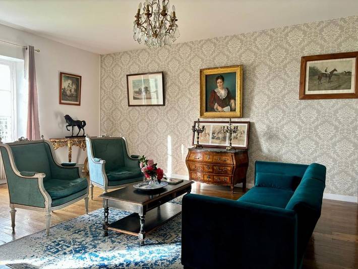 Gîte pour 4 personnes, avec vue et jardin à Casson