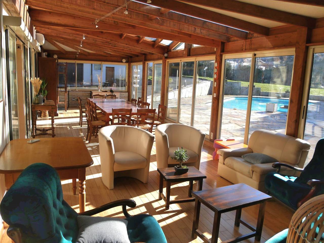 Landhaus „Le Clos Leonard“ mit privatem Pool, Terrasse und Wlan in La Balme-de-Sillingy, Annecy und Umgebung