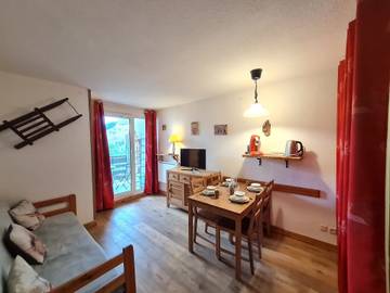 Gîte pour 4 personnes, avec balcon à Mont-de-Lans