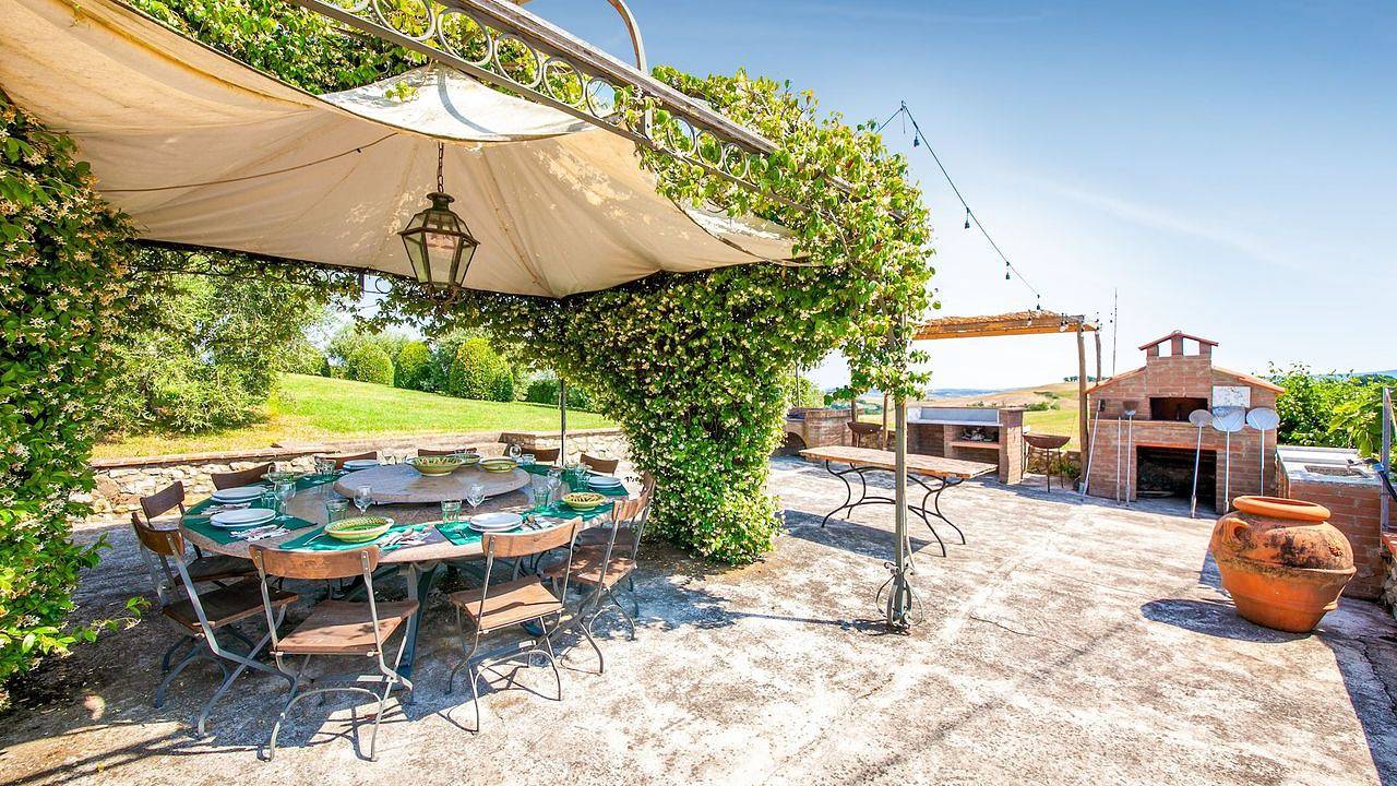 Ganze Ferienwohnung, Ferienwohnung für 6 Personen (90 m²) in Orciatico in Lajatico, Pisa Provinz