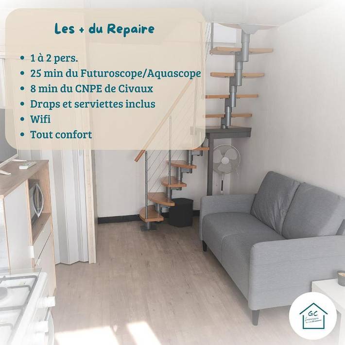 Gîte pour 2 personnes à Lhommaizé