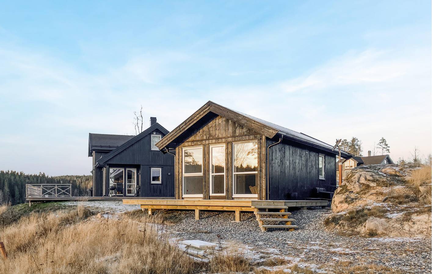 Ferienhaus für 3 Personen mit Terrasse in Dalslands Kanal