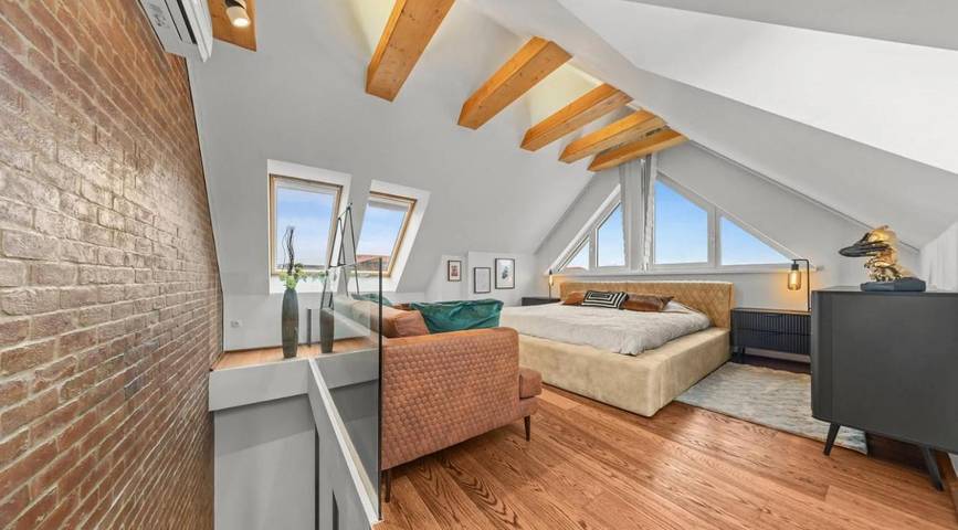 Apartamento para 8 personas, con Balcón además de Terraza y Vistas en Bratislava