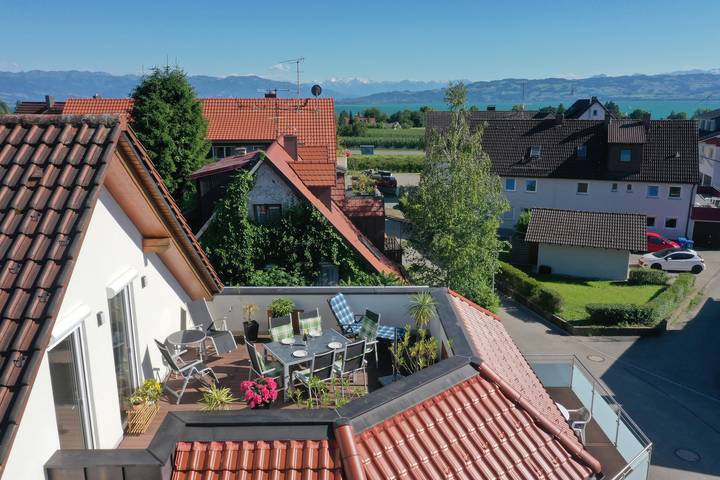 Ferienwohnung für 6 Personen, mit Seeblick in Wasserburg (Bodensee)