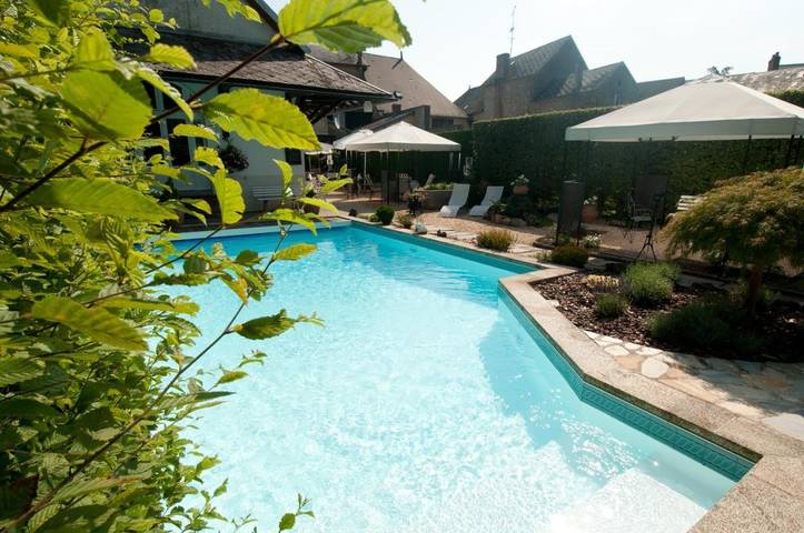 Hôtel pour 2 personnes, avec piscine ainsi que jardin et terrasse à Saint-Pierre-de-Fursac - 4