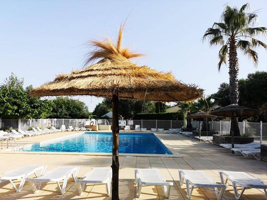 Camping Le Barralet - Mobilhome 2 personnes - Cahita en bordure de rivière in Collias, Région de Nîmes