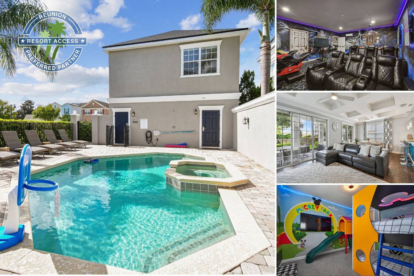 Spectacular 5 Br Villa in Prime Orlando Location,6629 in Reunion Resort, Osceola County