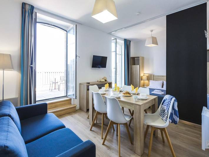 Gîte pour 4 personnes, avec balcon/terrasse, adapté aux familles dans Plage Valentin Batz - 3