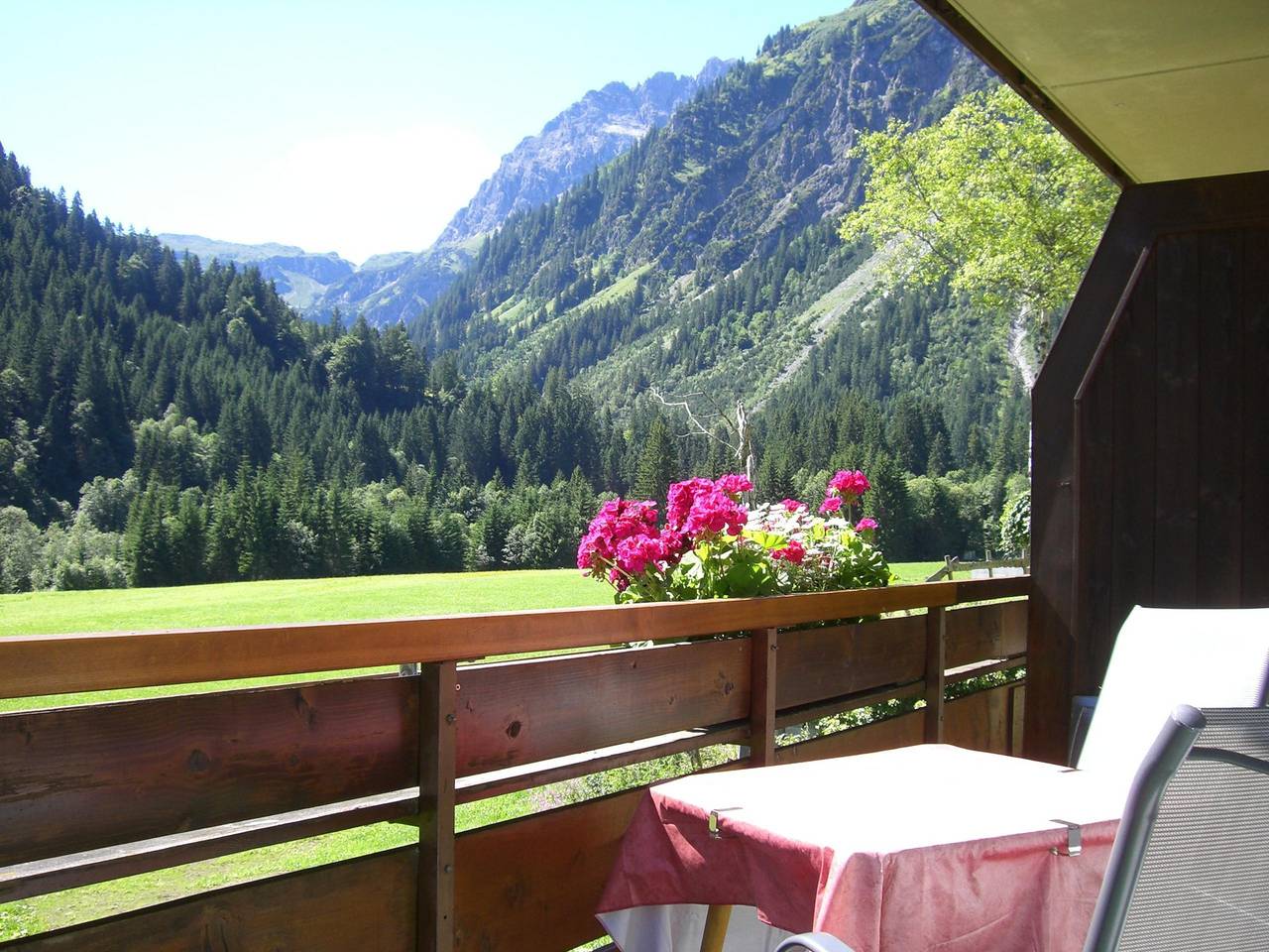 Geheel vakantieappartement, Appartement, douche, Wc, 2 slaapkamers in Mittelberg, Kleinwalsertal