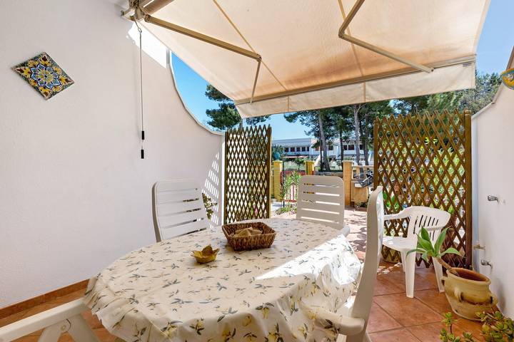 Ferienhaus für 4 Personen, mit Garten, mit Haustier