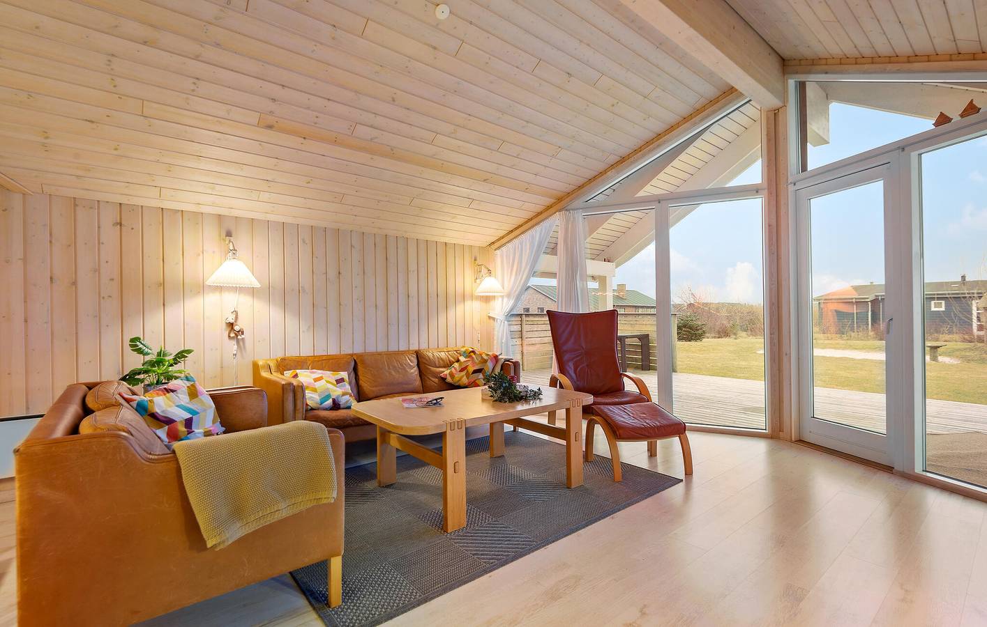 Ferienhaus für 10 Personen mit Terrasse in Skaven Strand, Ringkøbing Fjord