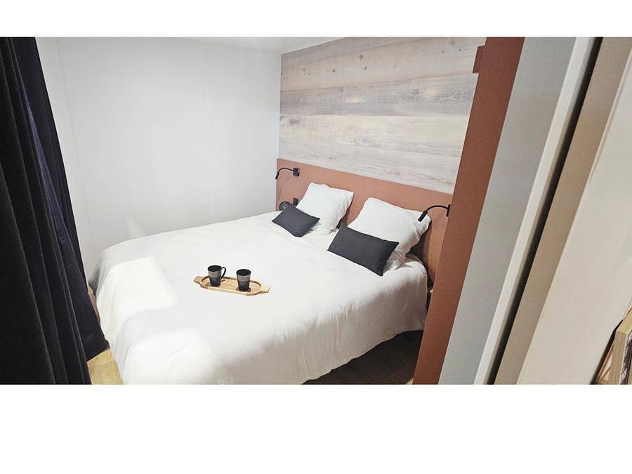 Flower Camping Le Pont du Tarn - Mobilhome 6 personas - Nuevo// Mobil-home Oasis Premium 37m² - 3 dormitorios + Lv + Clim + Plancha 4/6 pers in Florac-Trois-Rivières, Cevenas