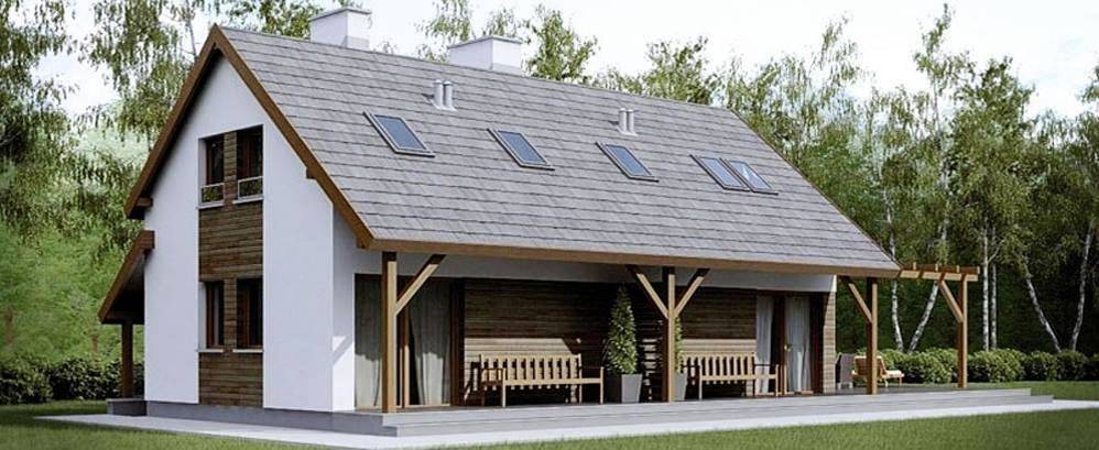 Ferienhaus für 4 Personen, mit Garten und Ausblick, mit Haustier