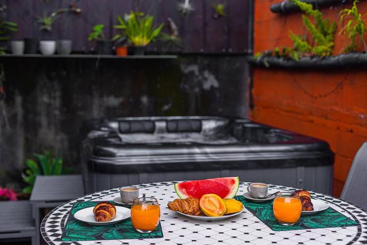 Maison de vacances pour 2 personnes, avec jacuzzi et jardin