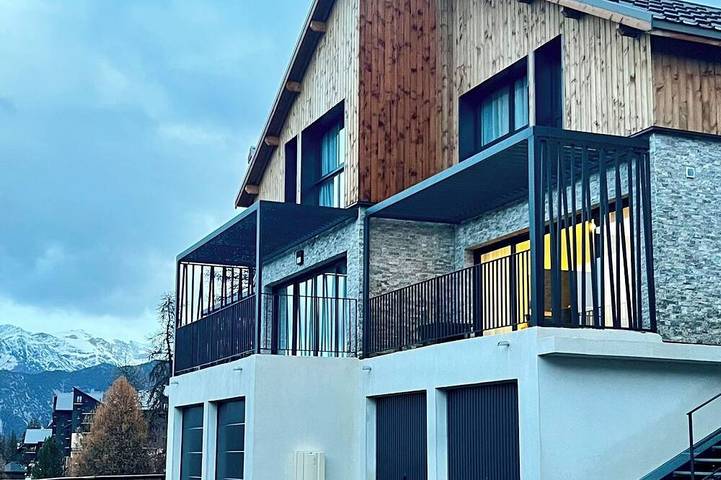 Chalet pour 7 personnes, avec terrasse à Risoul