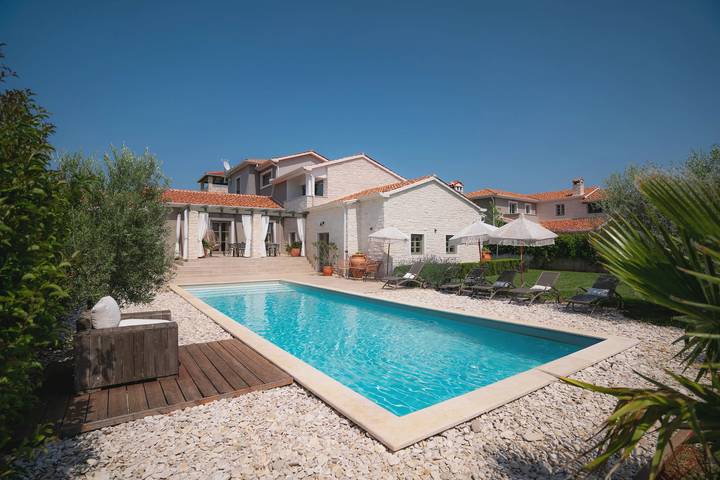 Villa für 12 Personen, mit Pool und Meerblick, mit Haustier - 1