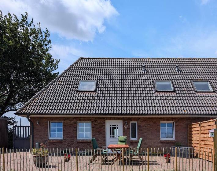 Ferienhaus für 5 Personen, mit Ausblick und Terrasse