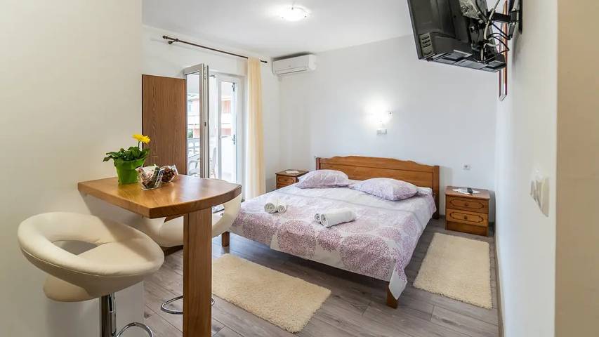 Studio für 2 Personen, mit Terrasse und Sauna