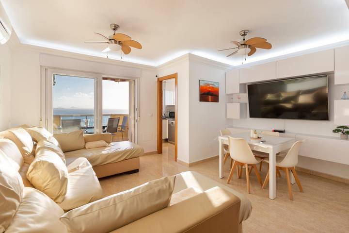Ferienhaus 'Playa Príncipe Beach La Manga' mit Meerblick, Wlan und Klimaanlage in La Manga del Mar Menor, Cartagena