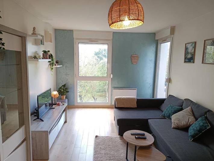 Gîte pour 4 personnes, avec balcon, animaux acceptés à Montigny-lès-Metz