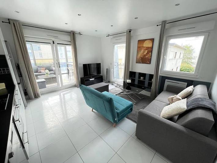 Gîte pour 5 personnes, avec vue et balcon à Poissy - 4