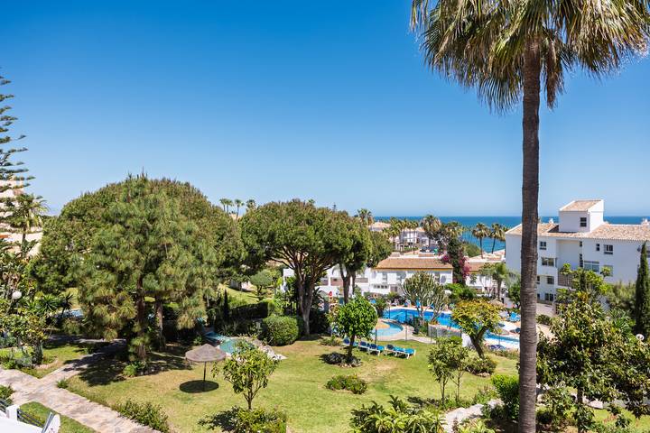 Apartment for 6 people, with balcony and children pool, child-friendly in Mijas Costa