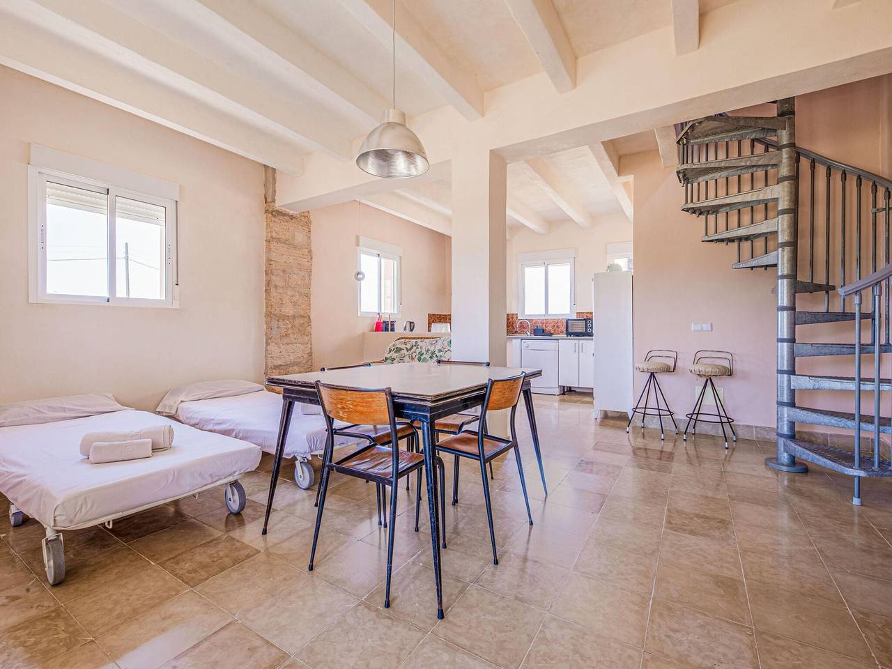 Duplex nahe Es Trenc Strand mit Pool in Es Trenc, Campos