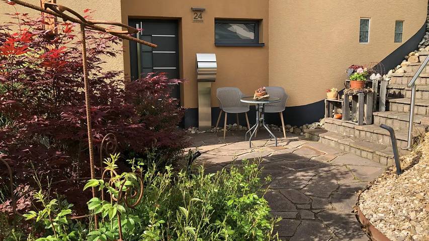 Hütte für 2 Personen, mit Terrasse im Saarland