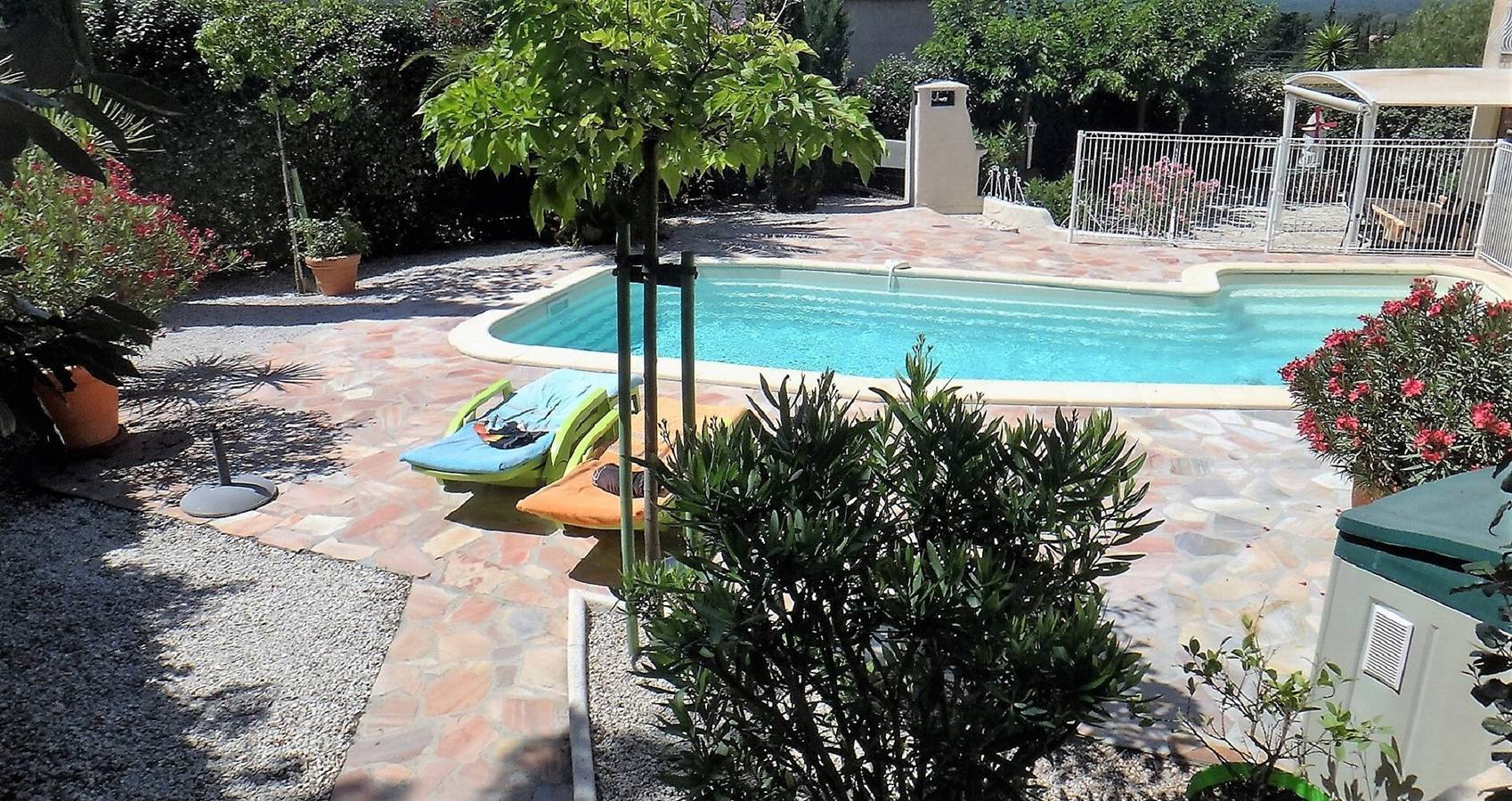 La Thébaïde, villa 3 estrellas con piscina privada cerca del mar en Puget-sur-Argens in Puget-sur-Argens, Costa mediterránea (Francia)
