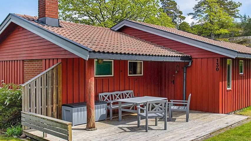 Ferienhaus für 7 Personen, mit Terrasse