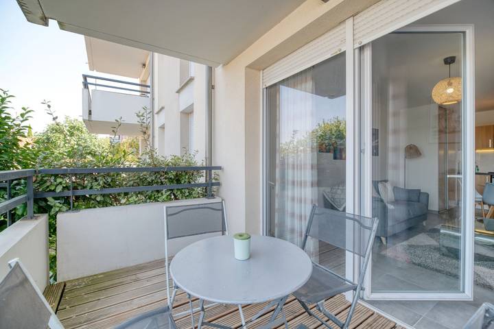 Gîte pour 2 personnes, avec balcon à Saint-Orens-de-Gameville