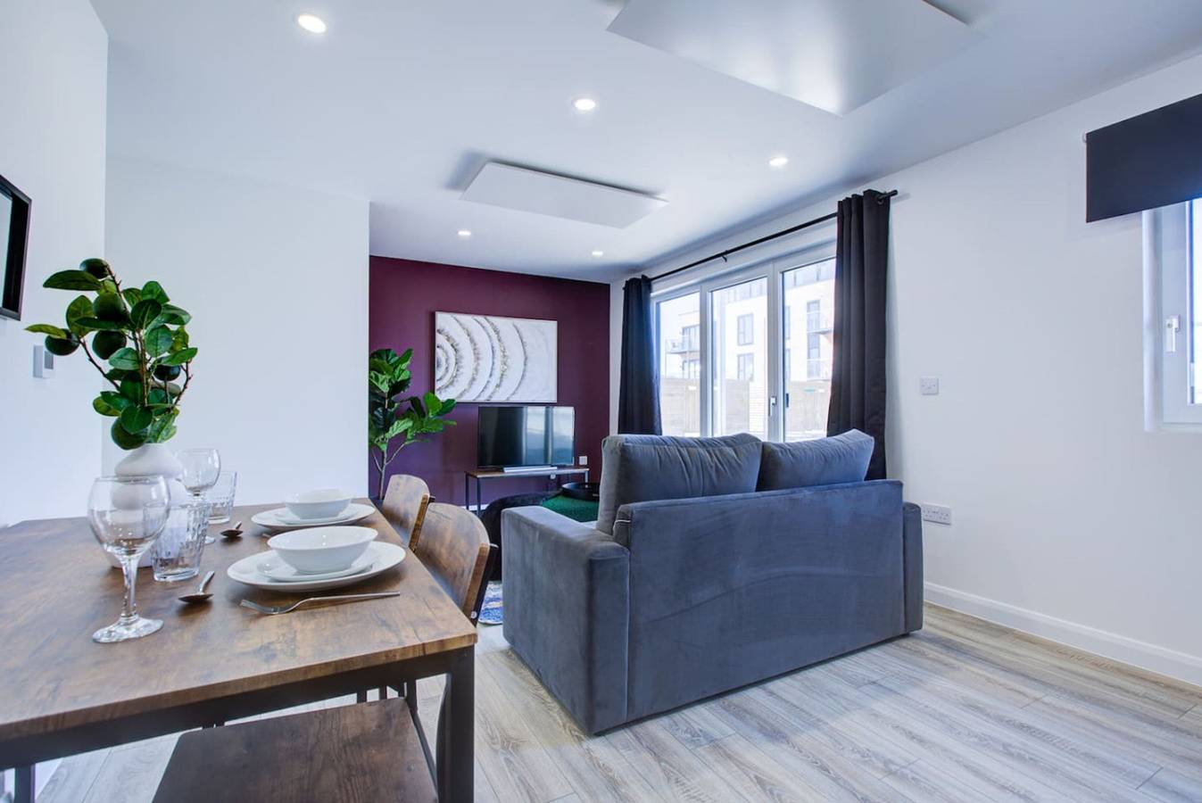 Apartamento entero, Penny Place Retreat – Central 2Bed 2Bath by Station + Free Parking in Ashford, Región de Ashford