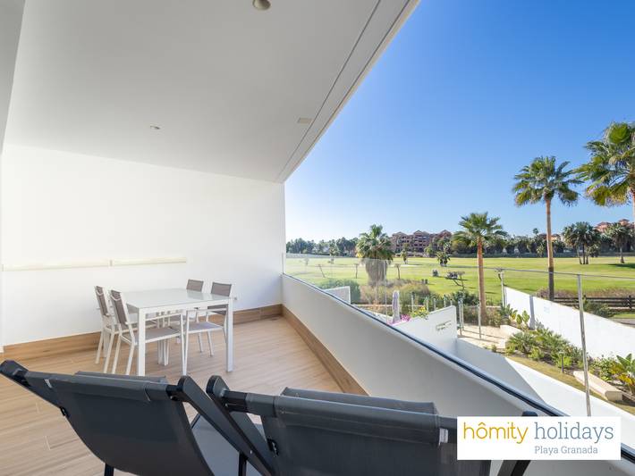 Apartamento para 6 personas, con terraza y vistas en Playa Granada