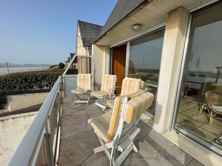 Villa am Meer mit Garten und kostenlosem WLAN in Saint-Pair-sur-Mer, Côte de la Déroute