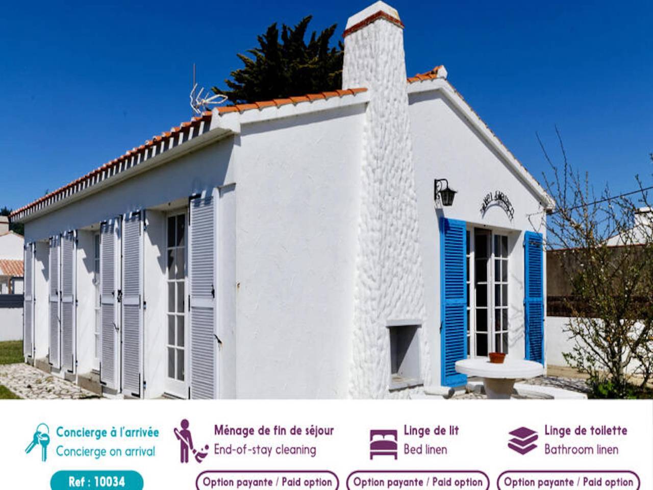 Geheel appartement, Appartement in L'Herbaudière vlakbij stranden in L'Herbaudière, Noirmoutier-en-l'Île