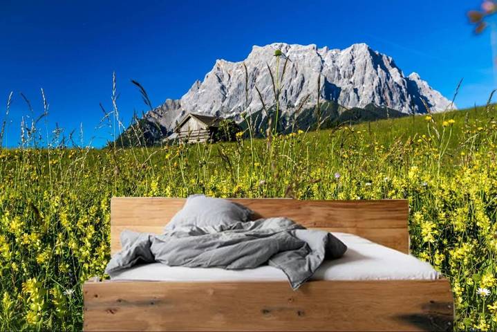 Ferienwohnung für 4 Personen, mit Balkon und Garten sowie Ausblick in Lermoos