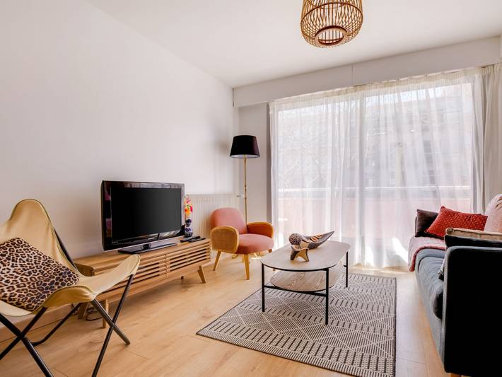 Gîte pour 4 personnes, avec Balcon dans Gare D Arcachon