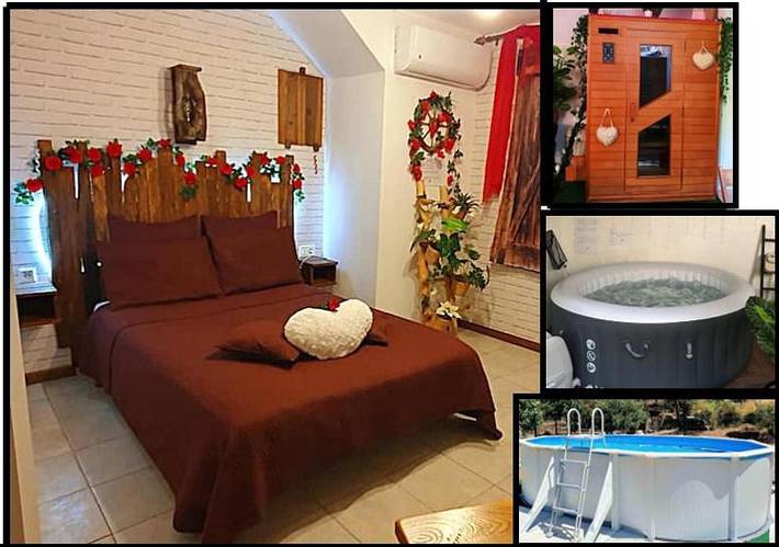 Appartement de vacances pour 2 personnes, avec jardin ainsi que jacuzzi et sauna