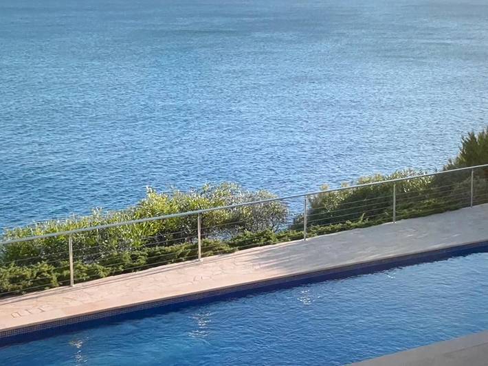 Finca mit Hund für 5 Personen, mit Balkon und Terrasse sowie Pool und Ausblick in Cala Pi