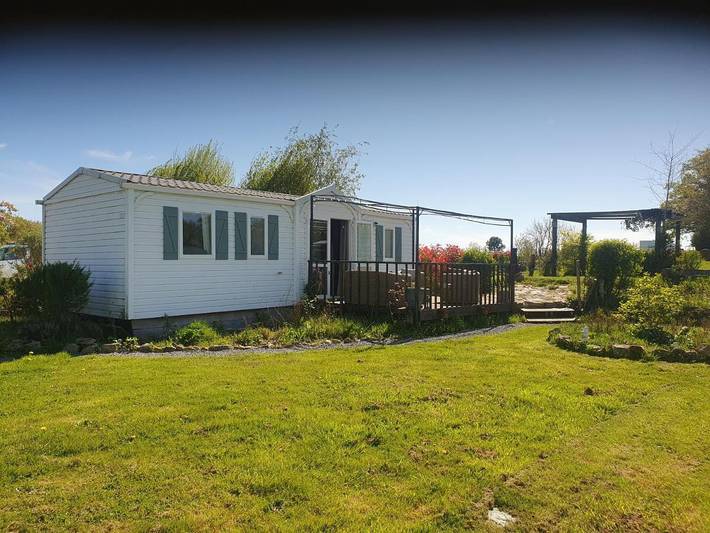 Chalet pour 4 personnes, avec Terrasse ainsi que Jardin et Vue