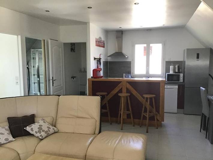 Gîte pour 3 personnes, avec terrasse à Barbeville